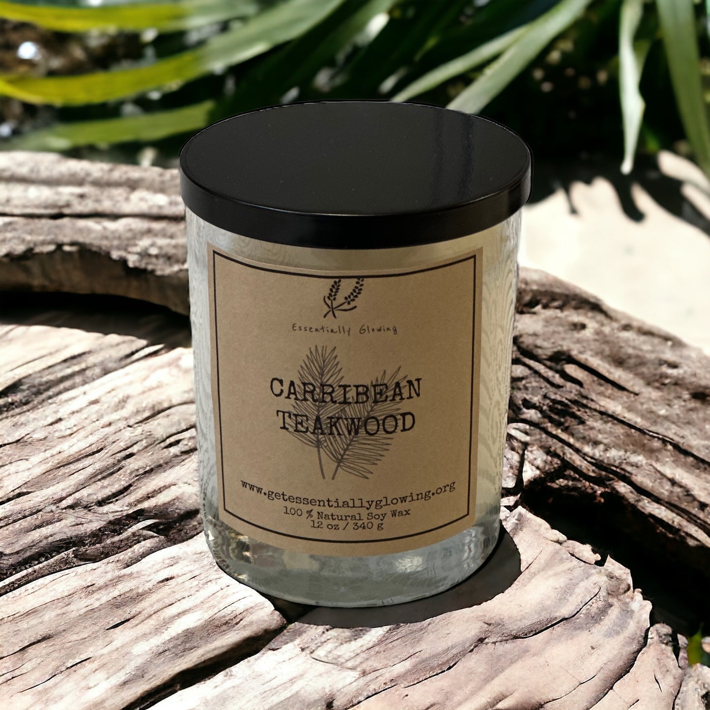 Caribbean Teakwood 12 oz Jar