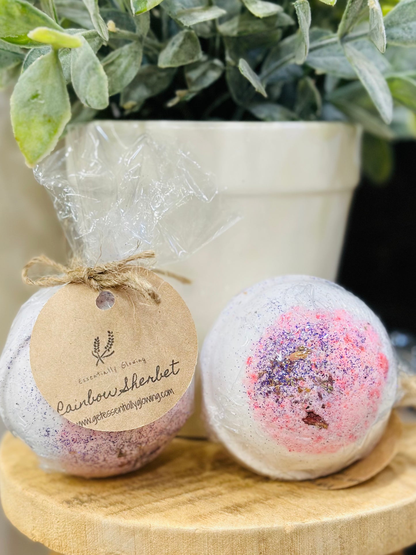 Rainbow Sherbet Bath Bomb