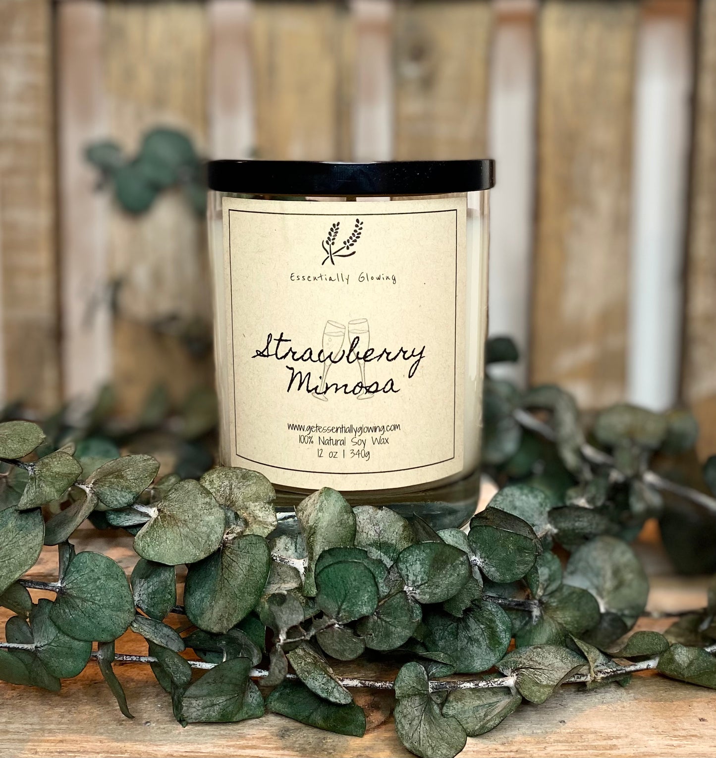 Strawberry Mimosas 12 oz Jar